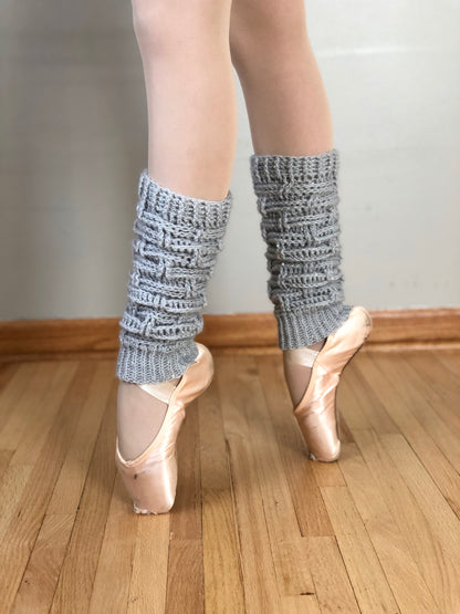 Ballet Weave Leg Warmers | Handmade Mohair Leg Warmers | One Size Fits Most Children | Ready To Ship