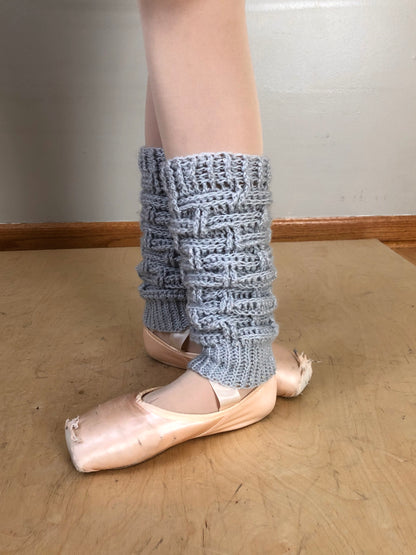 Ballet Weave Leg Warmers | Handmade Mohair Leg Warmers | One Size Fits Most Children | Ready To Ship