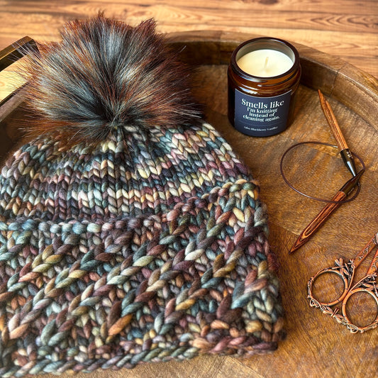 KNIT Pattern for Alpine Twist Beanie | Knit Hat Pattern | Hat Knitting Pattern | DIY Written Knit Instructions