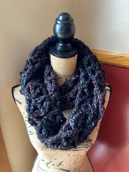 Premium Handmade Beanie & Cowl Set  | Detachable Faux Fur Pom Pom | ADULT size | Ready To Ship