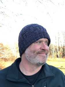 KNIT Pattern for Double Basket Weave Beanie | Knit Hat Pattern | Hat Knitting Pattern | DIY Written Knit Instructions