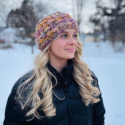 KNIT Pattern for Wicker Weave Headband | Knitting Pattern PDF Instructions | DIY Written Tutorial | Ear Warmer Knitting Pattern | Knit Pattern