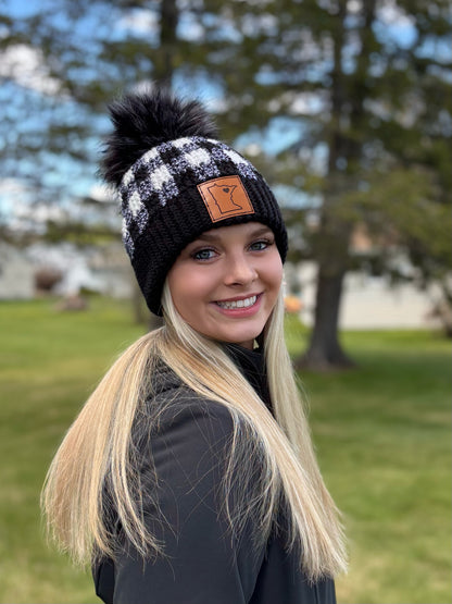 Crochet Pattern for Love My Buffalo Plaid Slouch | Crochet Hat Pattern | Hat Crocheting Pattern | DIY Written Crochet Instructions