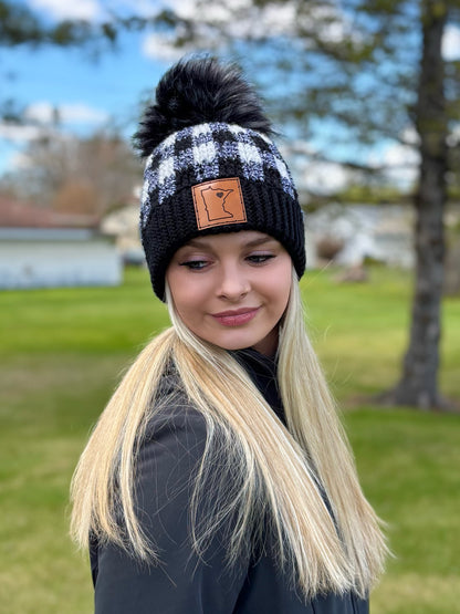 Crochet Pattern for Love My Buffalo Plaid Slouch | Crochet Hat Pattern | Hat Crocheting Pattern | DIY Written Crochet Instructions