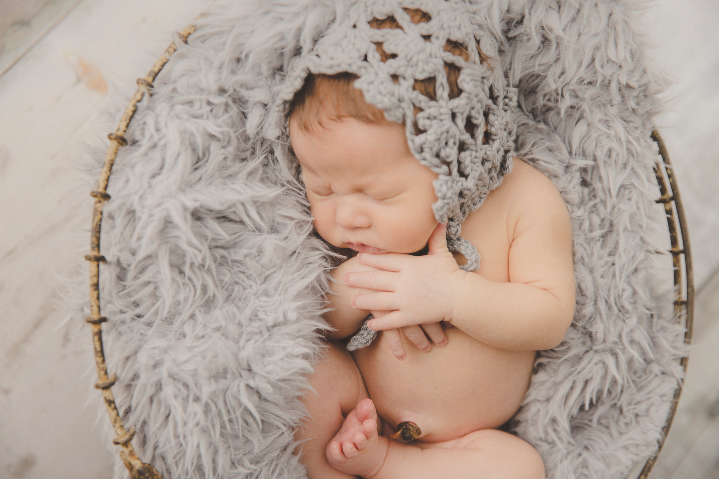 Crochet Pattern for Fleurette Baby Bonnet | Crochet Baby Bonnet Pattern | Baby Hat Crocheting Pattern | DIY Written Crochet Instructions