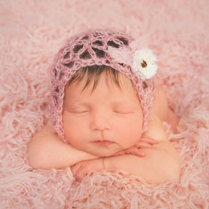Crochet Pattern for Tempest Baby Bonnet | Crochet Baby Bonnet Pattern | Baby Hat Crocheting Pattern | DIY Written Crochet Instructions
