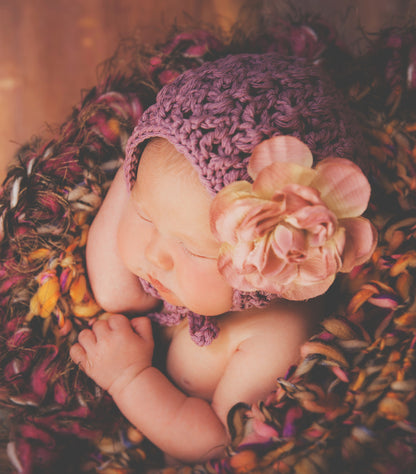 Crochet Pattern for Revelation Baby Bonnet | Crochet Baby Bonnet Pattern | Baby Hat Crocheting Pattern | DIY Written Crochet Instructions