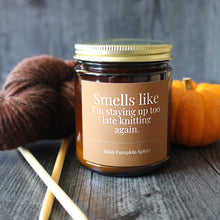 Load image into Gallery viewer, Hand-poured Coconut Soy Wax Candles for Knitters by NNK Press

