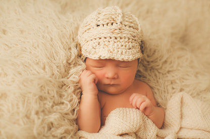 Crochet Pattern for Teagan Newsboy Beanie | Crochet Hat Pattern | Hat Crocheting Pattern | DIY Written Crochet Instructions