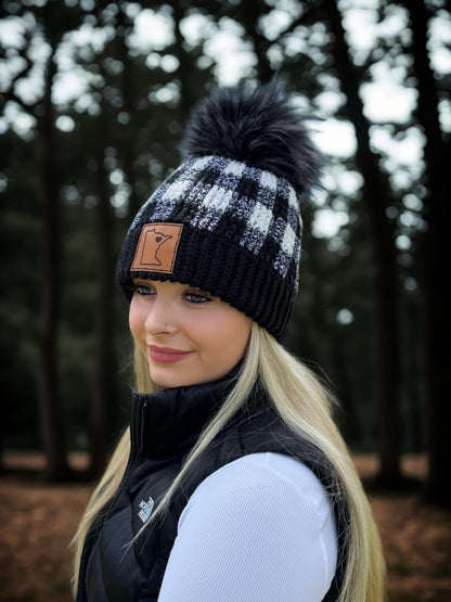 Crochet Pattern for Love My Buffalo Plaid Slouch | Crochet Hat Pattern | Hat Crocheting Pattern | DIY Written Crochet Instructions