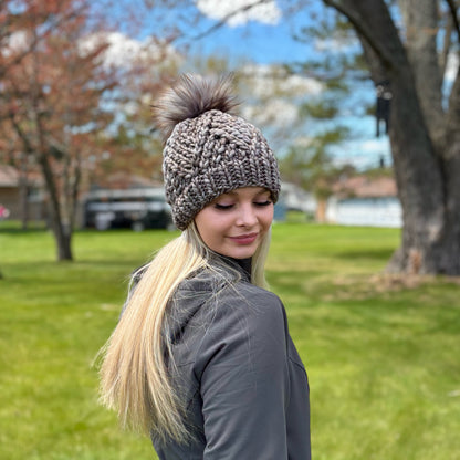 KNIT Pattern for Diamond Twist Beanie | Knit Hat Pattern | Hat Knitting Pattern | DIY Written Knit Instructions