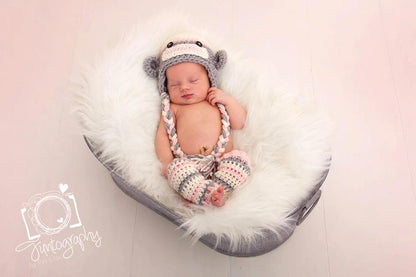 Crochet Pattern for Chunky Monkey Sock Monkey Hat | Crochet Hat Pattern | Hat Crocheting Pattern | DIY Written Crochet Instructions