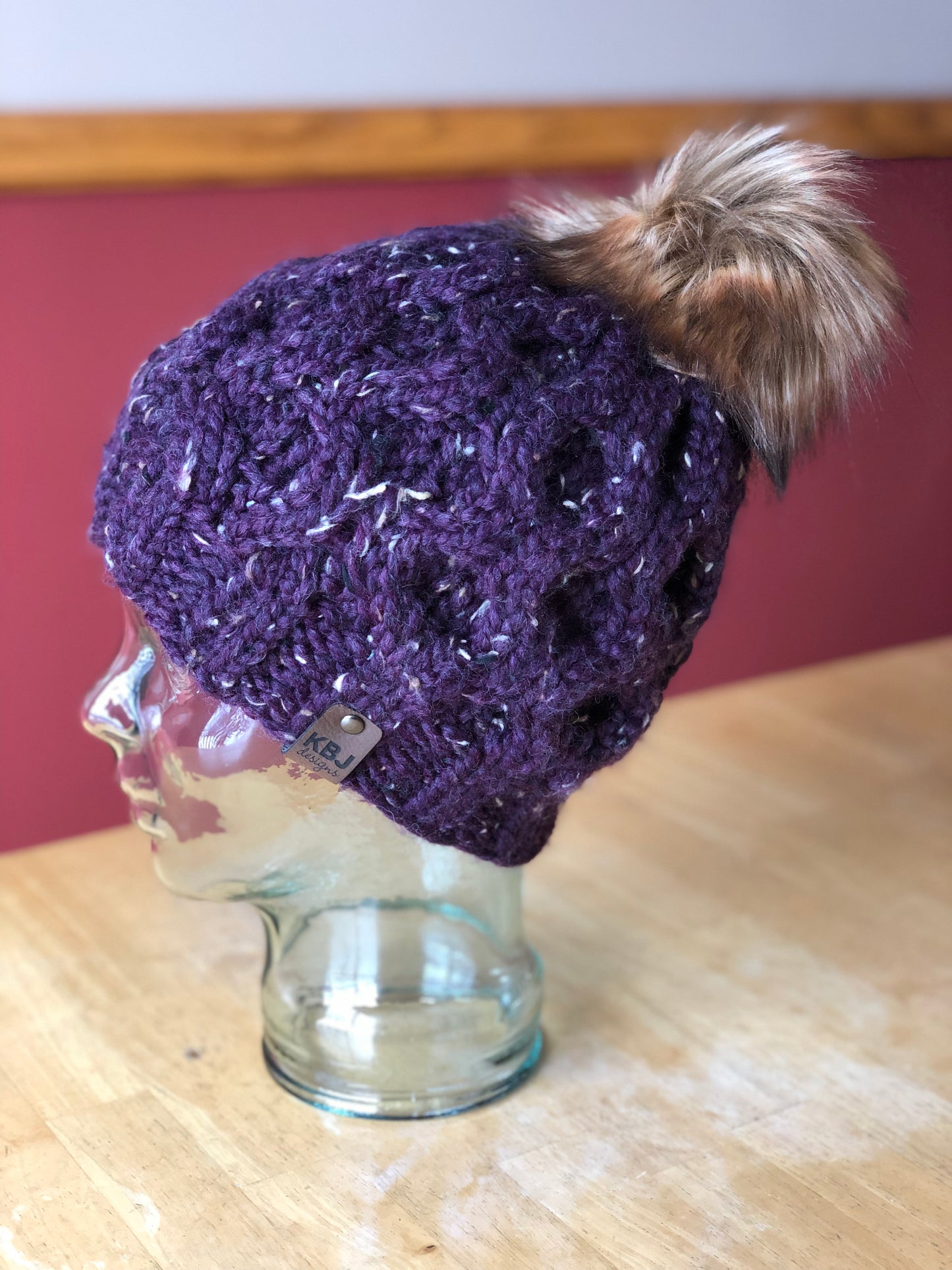 ADULT SIZES - MULTIPLE COLORS & STYLE OPTIONS | Premium Handmade Knit Beanie | Detachable Faux Fur Pom Pom  |  Ready To Ship