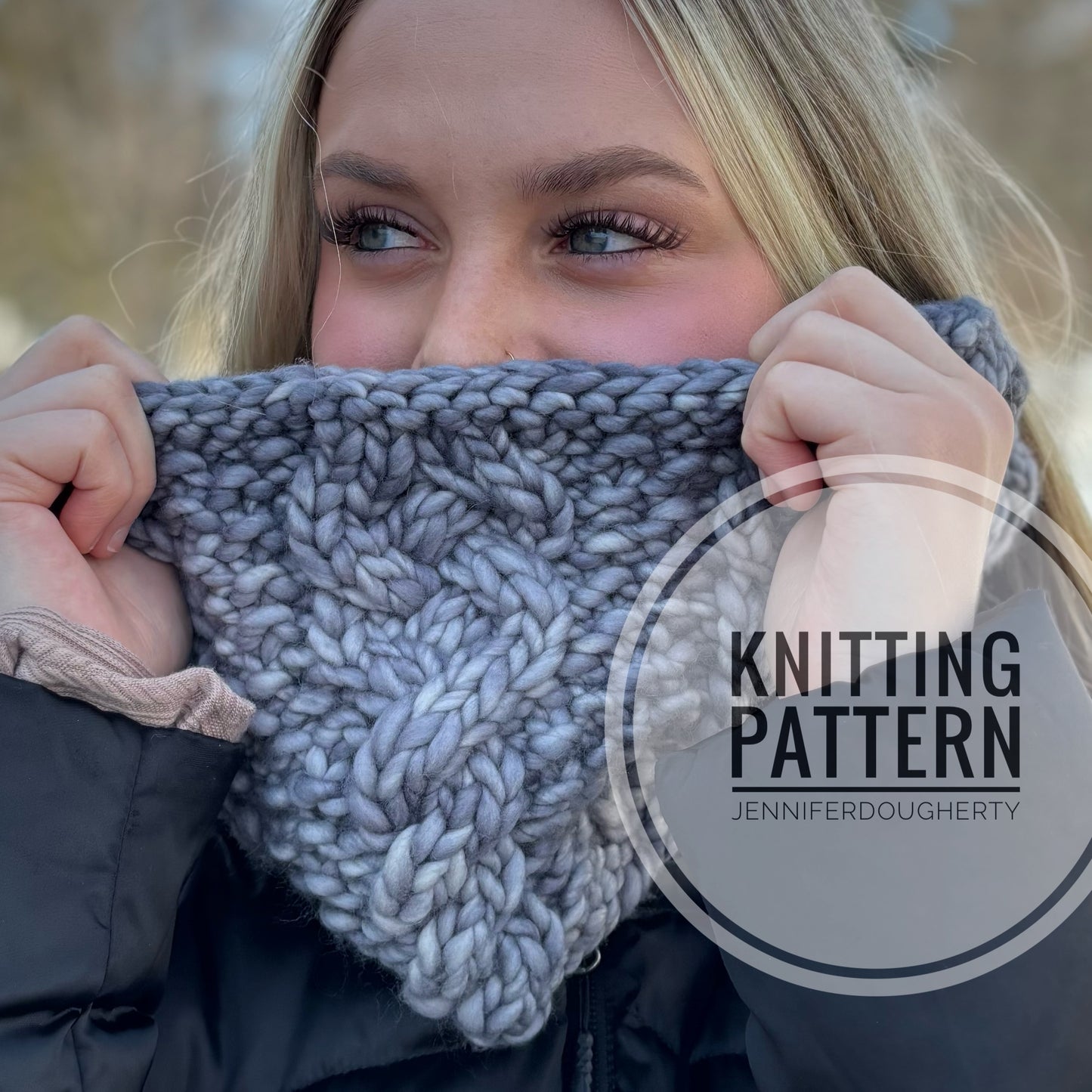 KNIT Pattern for Iron Ranger Cowl | Knit Cowl Pattern | Cowl Knitting Pattern | DIY Written Knit Instructions