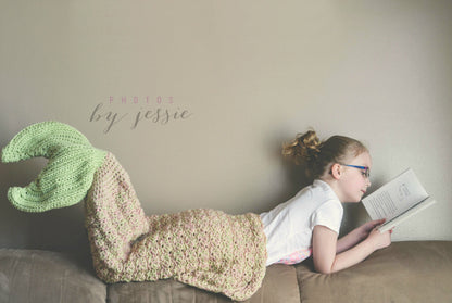 Crochet Pattern for Mermaid Tail Blanket (DIY Tutorial) | Crochet Mermaid Tail Pattern | Mermaid Tail Crocheting Pattern | DIY Written Crochet Instructions