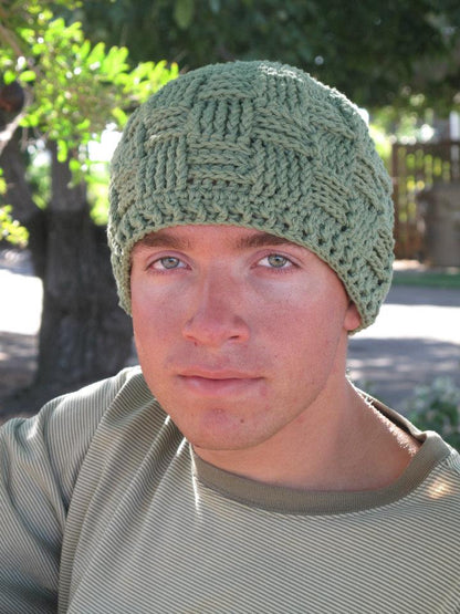 Crochet Pattern for Basket Weave Beanie | Crochet Hat Pattern | Hat Crocheting Pattern | DIY Written Crochet Instructions