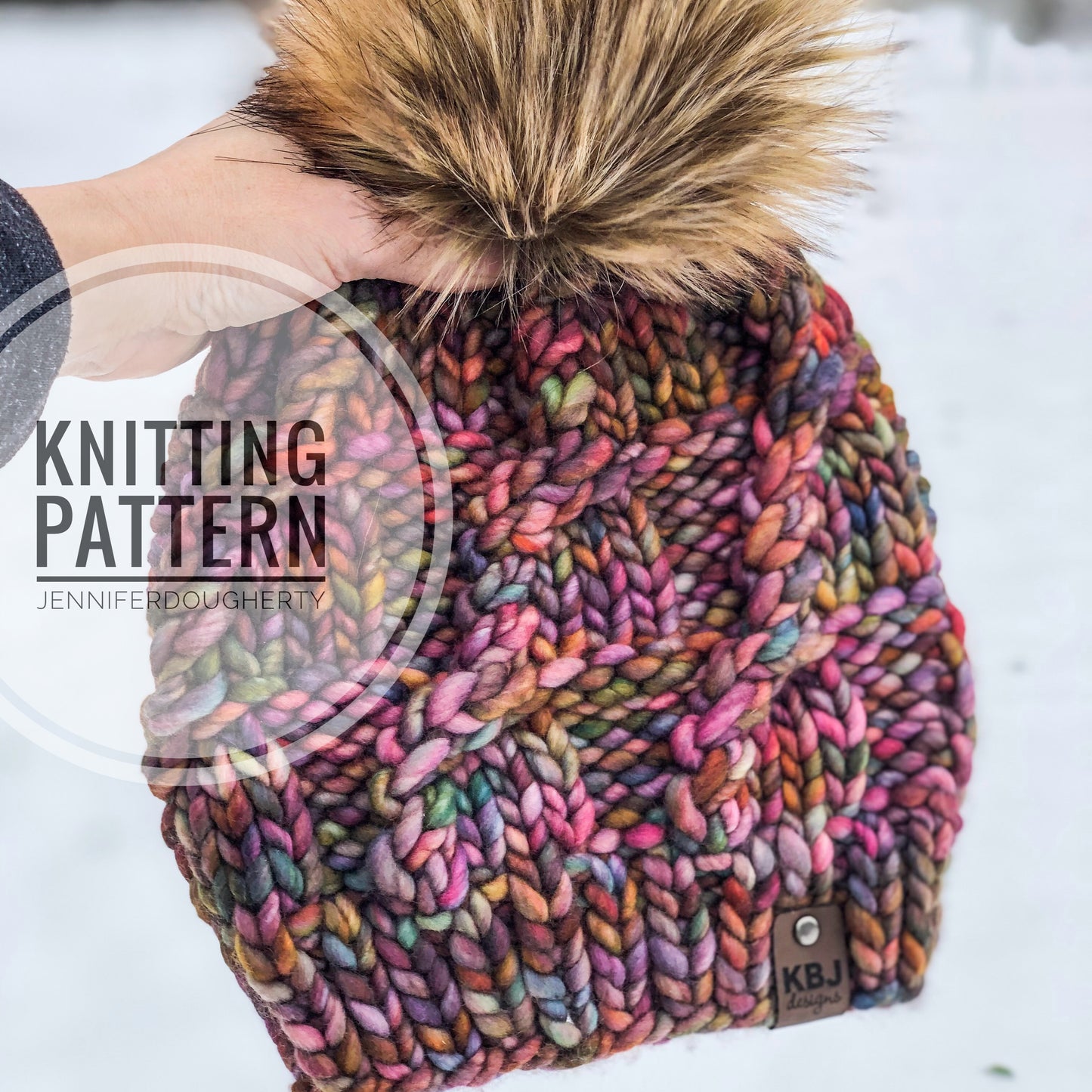 KNIT Pattern for Nolita Slouch | Knit Hat Pattern | Hat Knitting Pattern | DIY Written Knit Instructions