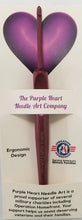 Load image into Gallery viewer, Purple Heart Ergonomic 6&quot; Crochet Hook by Purple Heart Needle Art
