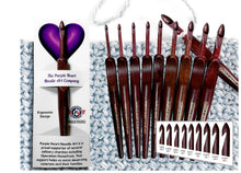 Load image into Gallery viewer, Purple Heart Ergonomic 6&quot; Crochet Hook by Purple Heart Needle Art
