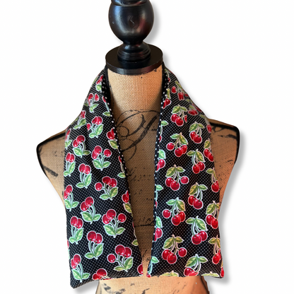 Neck Wrap | Cherry Pit Filling | Handmade Therapy Pack | Use Hot or Cold | Various Options | Luxury Gift
