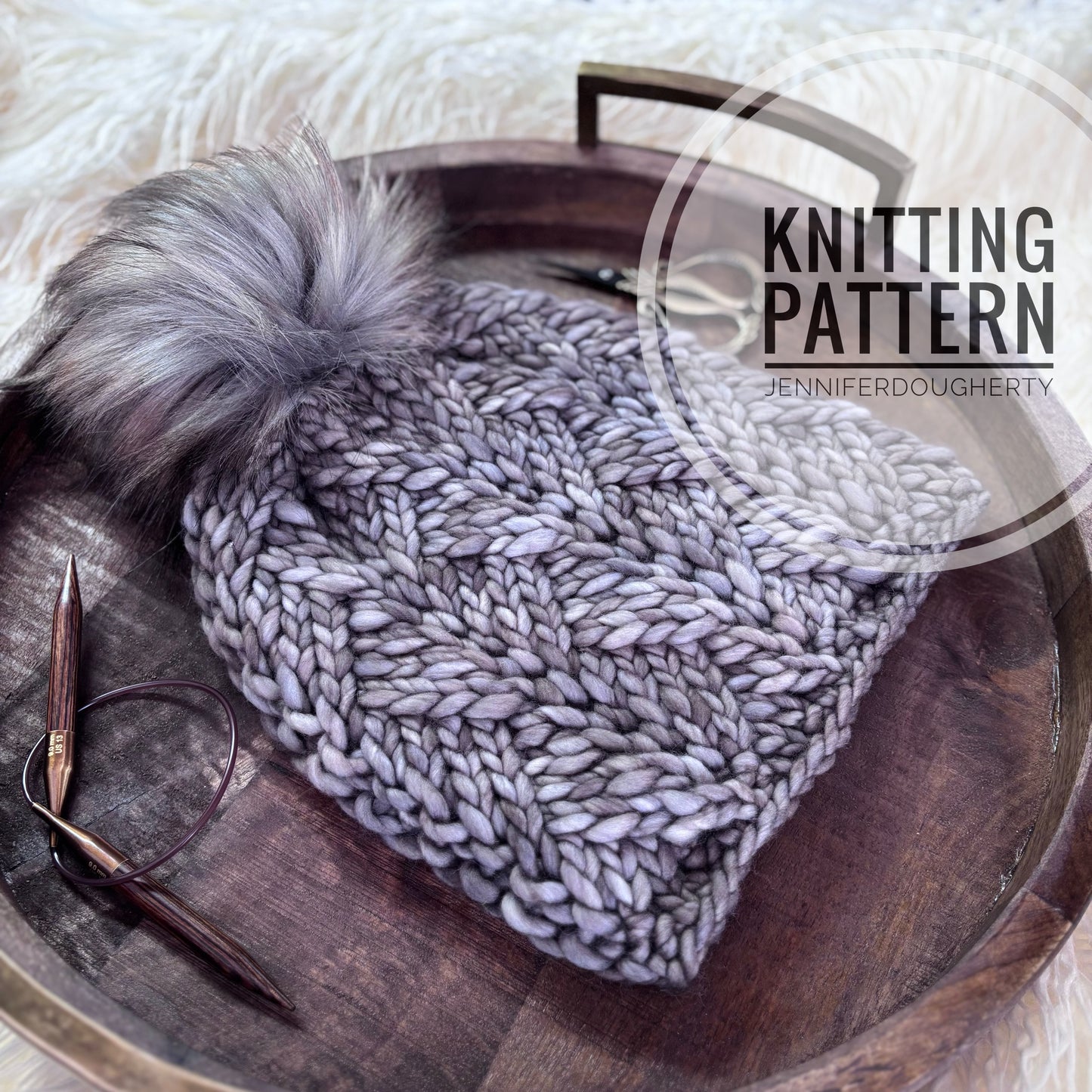 KNIT Pattern for Convergence Beanie | Knit Hat Pattern | Hat Knitting Pattern | DIY Written Knit Instructions