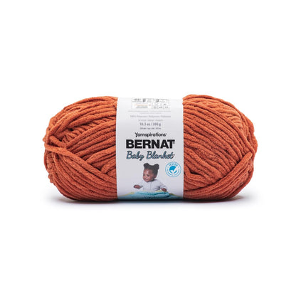YARN:  Bernat Baby Blanket Super Bulky Yarn in Terracotta