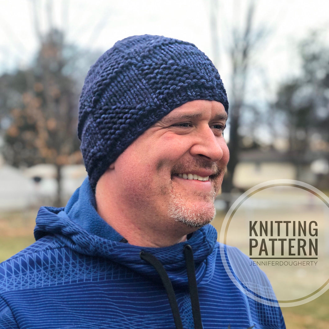 KNIT Pattern for Trifecta Beanie | Knit Hat Pattern | Hat Knitting Pattern | DIY Written Knit Instructions