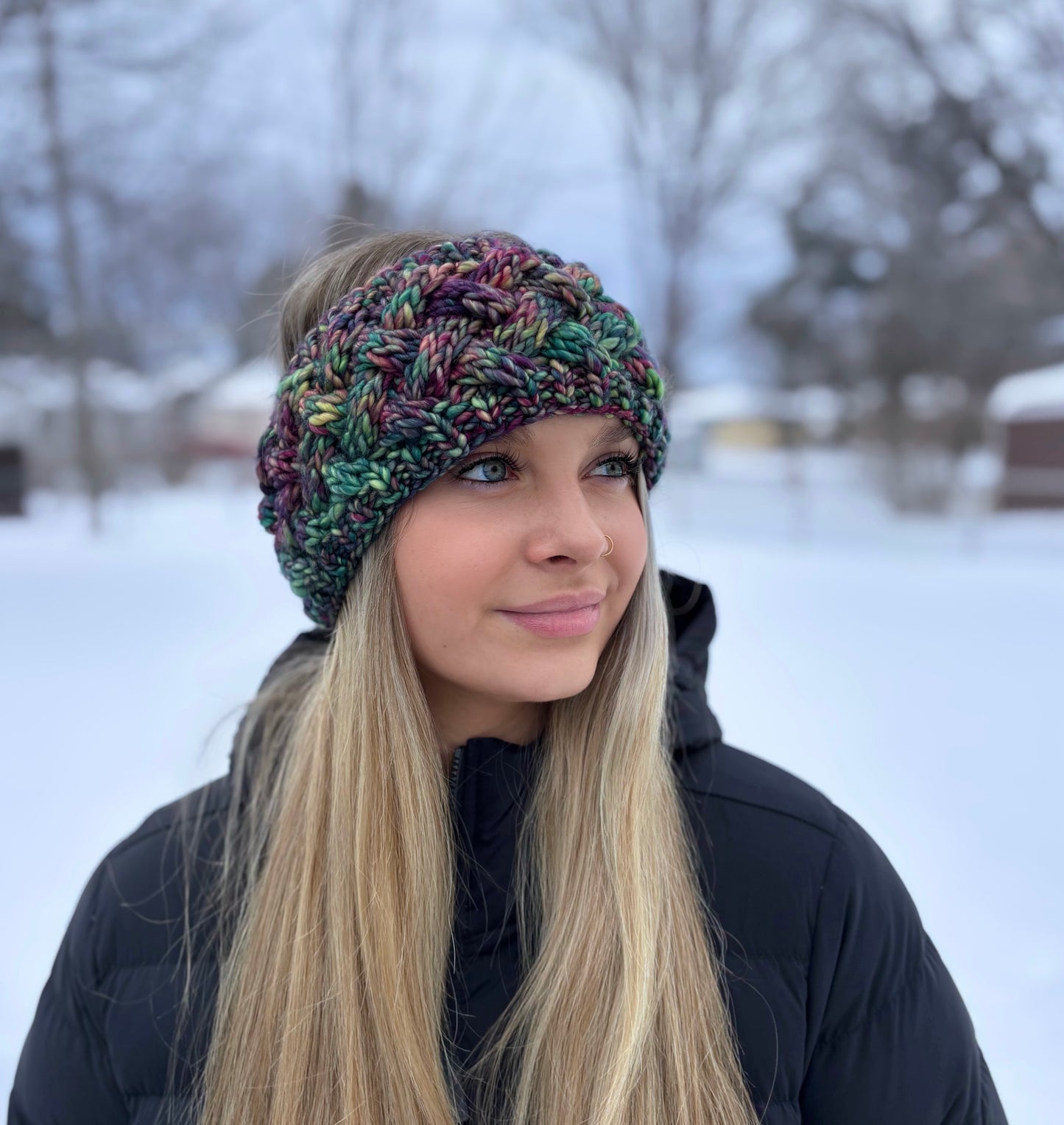 KNIT Pattern for Yukon Headband | Knitting Pattern PDF Instructions | DIY Written Tutorial | Ear Warmer Knitting Pattern | Knit Pattern