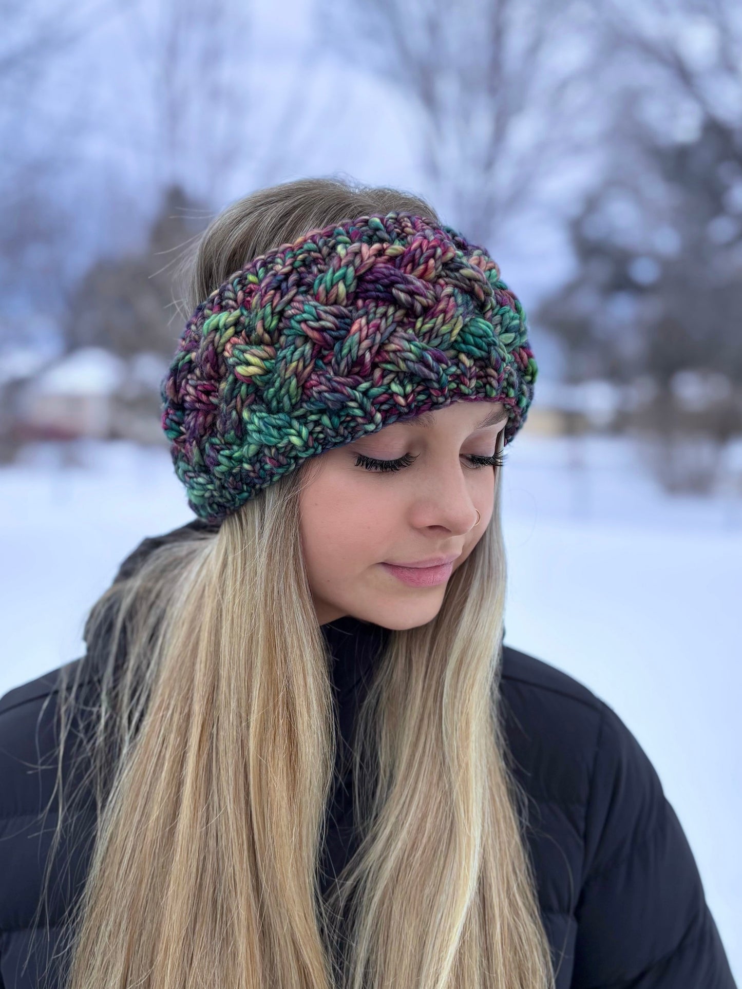 KNIT Pattern for Yukon Headband | Knitting Pattern PDF Instructions | DIY Written Tutorial | Ear Warmer Knitting Pattern | Knit Pattern