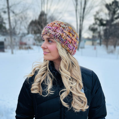 KNIT Pattern for Wicker Weave Headband | Knitting Pattern PDF Instructions | DIY Written Tutorial | Ear Warmer Knitting Pattern | Knit Pattern