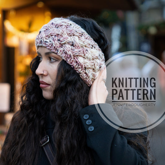 KNIT Pattern for Yukon Headband | Knitting Pattern PDF Instructions | DIY Written Tutorial | Ear Warmer Knitting Pattern | Knit Pattern