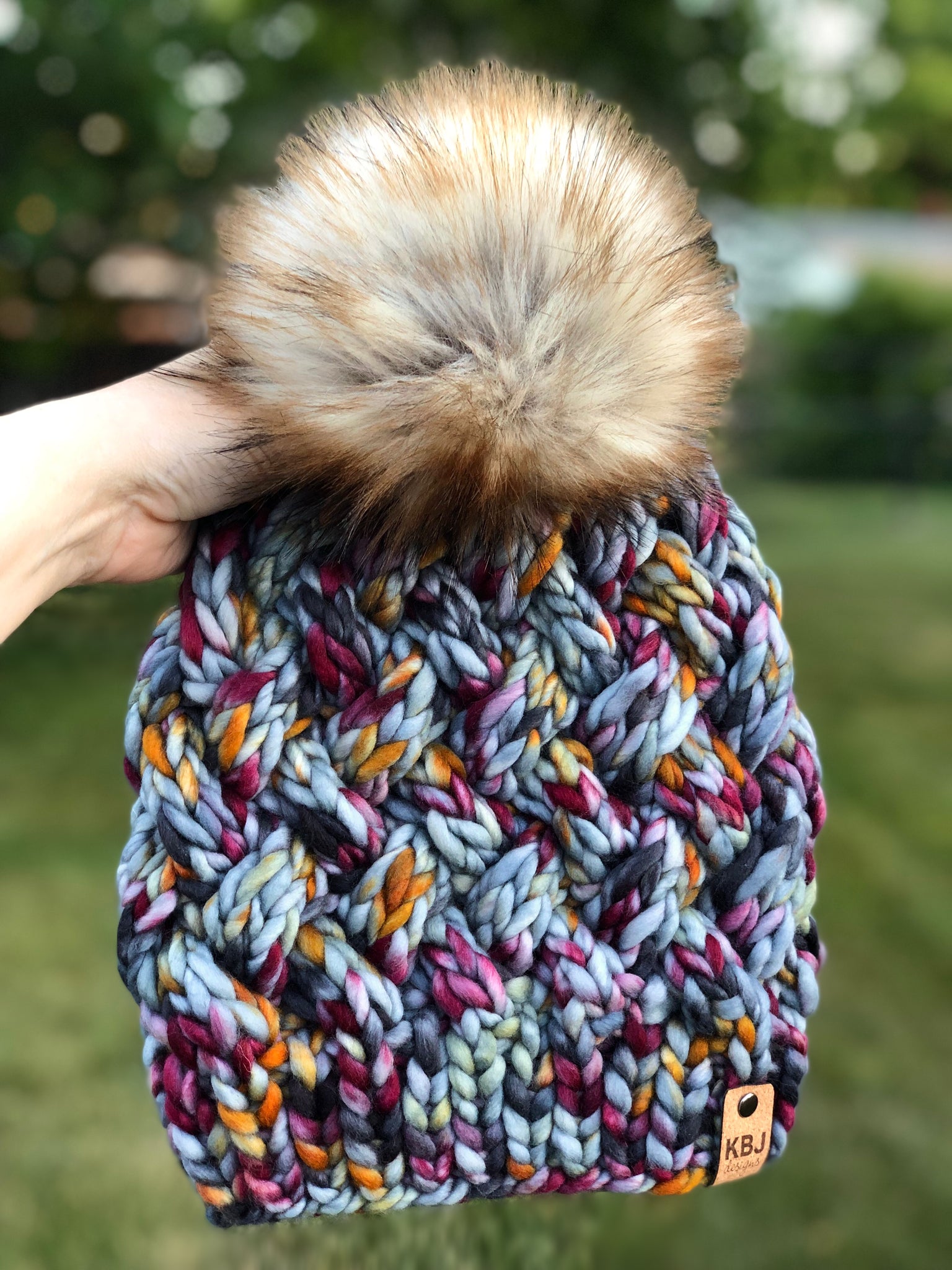 Yukon Slouch LUXURY Handmade 100% Merino Wool Knit Beanie in