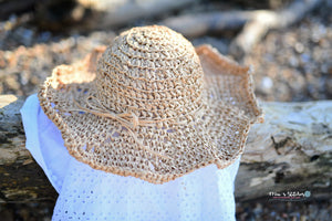Crochet Pattern for Midsummer Eve Sun Hat | Crochet Hat Pattern | Hat Crocheting Pattern | DIY Written Crochet Instructions