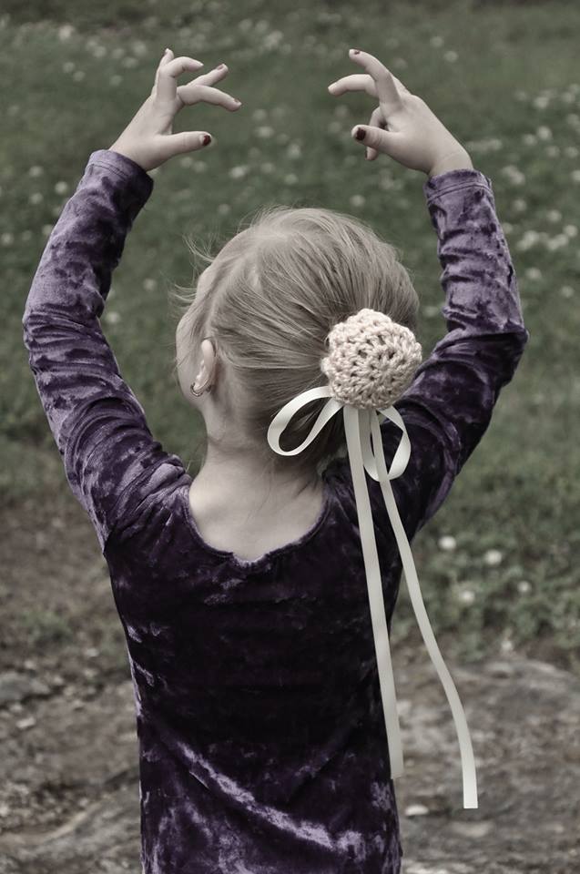 Crochet Pattern for Ballerina Bun Cover | Crochet Ballerina Bun Cover Pattern | Bun Cover Crocheting Pattern | DIY Written Crochet Instructions