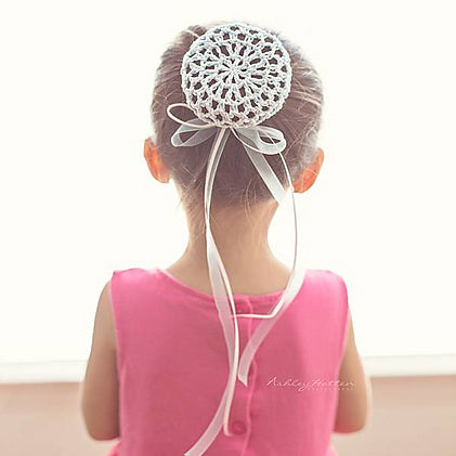 Crochet Pattern for Ballerina Bun Cover | Crochet Ballerina Bun Cover Pattern | Bun Cover Crocheting Pattern | DIY Written Crochet Instructions