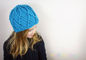 Crochet Pattern for Reversible Harlequin Beanie | Crochet Hat Pattern | Hat Crocheting Pattern | DIY Written Crochet Instructions