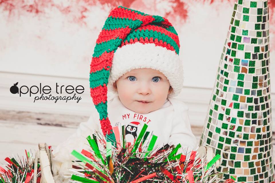 Crochet Pattern for Striped Stocking Cap, Santa or Elf Hat | Crochet Hat Pattern | Christmas Hat Crocheting Pattern | DIY Written Crochet Instructions