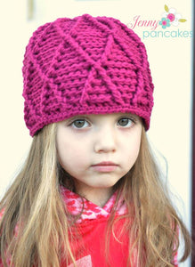 Crochet Pattern for Reversible Harlequin Beanie | Crochet Hat Pattern | Hat Crocheting Pattern | DIY Written Crochet Instructions