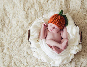 Crochet Pattern for Pumpkin Beanie | Crochet Hat Pattern | Hat Crocheting Pattern | DIY Written Crochet Instructions