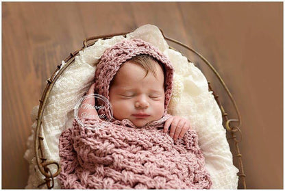 Crochet Pattern for Diagonal Weave Baby Cocoon | Crochet Snuggle Sack Pattern | Baby Cocoon Crocheting Pattern | DIY Written Crochet Instructions