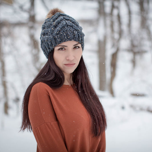 KNIT Pattern for Traverse Beanie | Knit Hat Pattern | Hat Knitting Pattern | DIY Written Knit Instructions