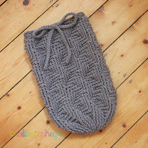 Crochet Pattern for Thunderstruck Baby Cocoon or Swaddle Sack | Crochet Snuggle Sack Pattern | Baby Cocoon Crocheting Pattern | DIY Written Crochet Instructions