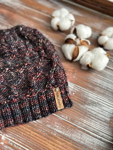 KNIT Pattern for Entangled Beanie | Knit Hat Pattern | Hat Knitting Pattern | DIY Written Knit Instructions