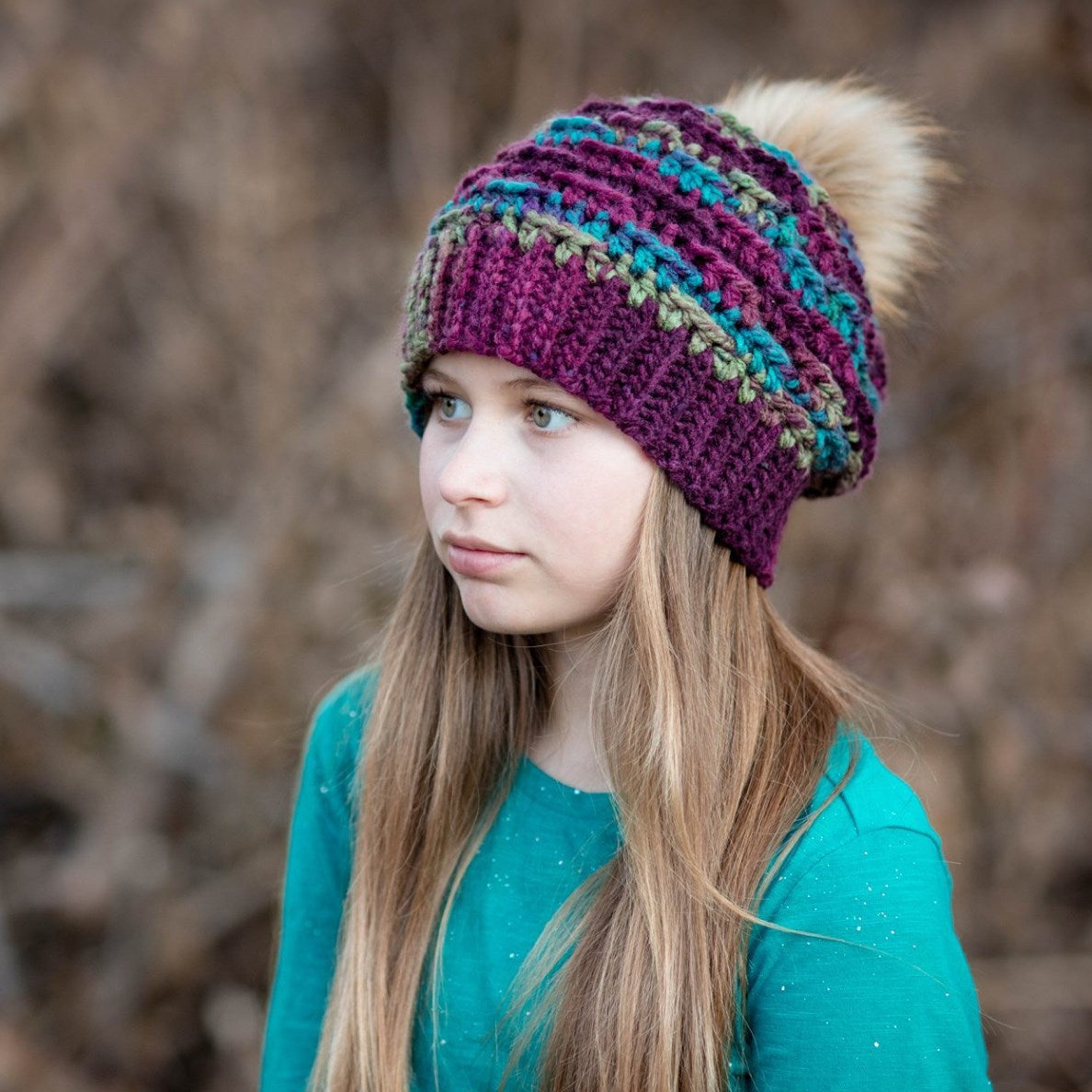 Crochet Pattern for Cobblestone Slouch | Crochet Hat Pattern | Hat Crocheting Pattern | DIY Written Crochet Instructions