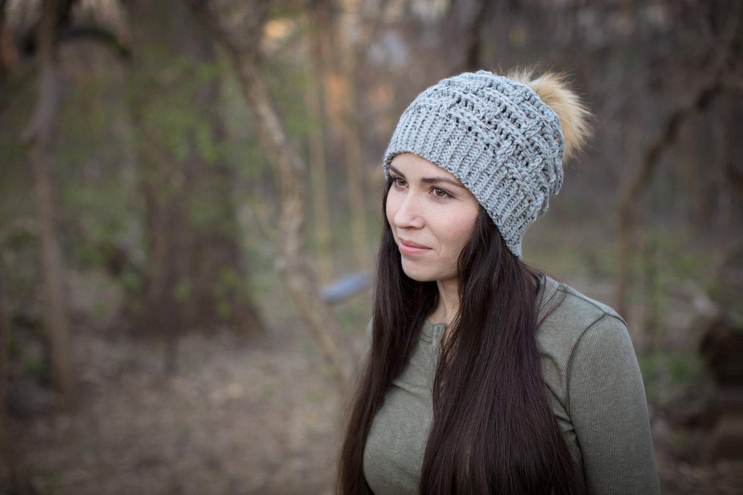 Crochet Pattern for Winter Weave Slouch | Crochet Hat Pattern | Hat Crocheting Pattern | DIY Written Crochet Instructions
