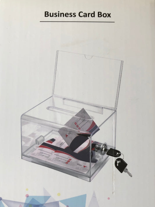 RETAIL DISPLAY:  MaxGear Donation & Ballot Box | Giveaway Box | Suggestion Box | Comment Box