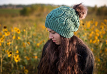 Load image into Gallery viewer, Crochet Pattern for Tailspin Slouch Hat | Crochet Hat Pattern | Hat Crocheting Pattern | DIY Written Crochet Instructions
