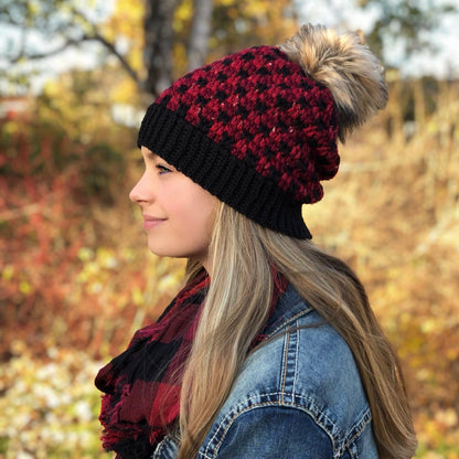Crochet Pattern for Side Step Slouch Hat | Crochet Hat Pattern | Hat Crocheting Pattern | DIY Written Crochet Instructions