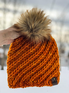KNIT Pattern for Convolution Beanie | Knit Hat Pattern | Hat Knitting Pattern | DIY Written Knit Instructions