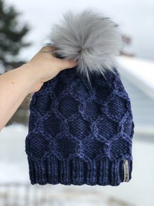 KNIT Pattern for Entangled Beanie | Knit Hat Pattern | Hat Knitting Pattern | DIY Written Knit Instructions